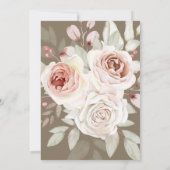 Prachtige Vrijgezellenfeesten van Roos van Pastel Kaart (Achterkant)