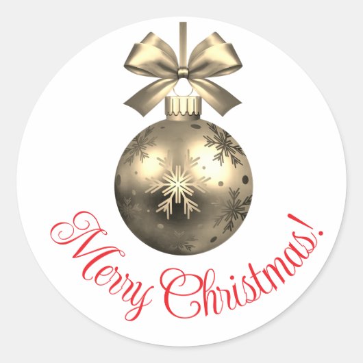 Prachtige vrolijke kerst stickers (Voorkant)