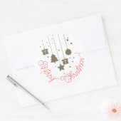 Prachtige vrolijke kerst stickers (Envelop)