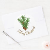 Prachtige vrolijke kerst stickers (Envelop)