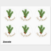 Prachtige vrolijke kerst stickers (Vel)