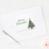 Prachtige vrolijke kerst stickers (Envelop)
