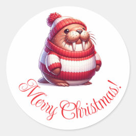 Prachtige vrolijke kerst stickers