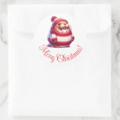 Prachtige vrolijke kerst stickers (Tas)