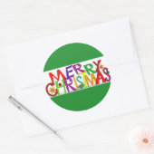 Prachtige vrolijke kerst stickers (Envelop)
