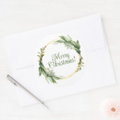 Prachtige vrolijke kerst stickers (Envelop)