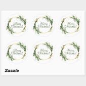 Prachtige vrolijke kerst stickers (Vel)