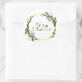 Prachtige vrolijke kerst stickers (Tas)