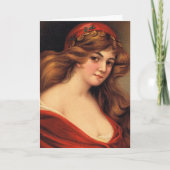 Prachtige  vrouw, Moederdag Kaart (Voorkant)