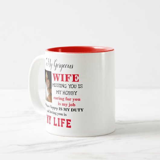 Prachtige vrouw Mok (Voorkant links)