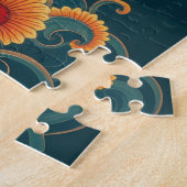 Prachtige vrouw van deze tijd legpuzzel (Zijkant)