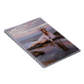 prachtige vrouwen en zee spiraal notitieboek (Rechterzijde)