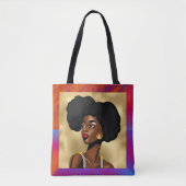 Prachtige vrouwen met een Afrikaanse stijl Tote Bag (Voorkant)