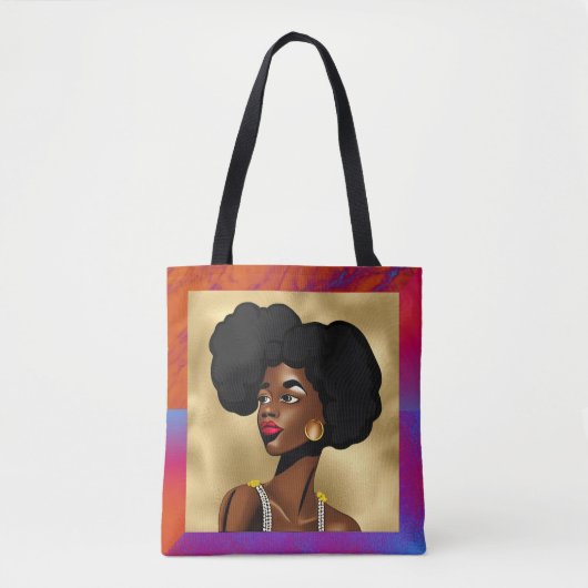 Prachtige vrouwen met een Afrikaanse stijl Tote Bag (Voorkant)