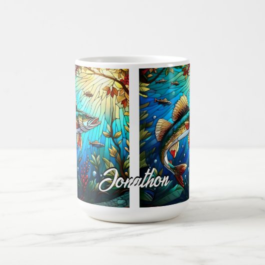 Prachtige Walleye Pike in Lake Koffiemok (Center)