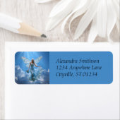 Prachtige Waterman-fee in de wolken Etiket (Insitu)