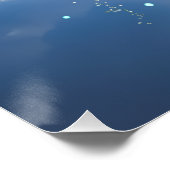 Prachtige Waterman-fee in de wolken Perfect Poster (Hoek)