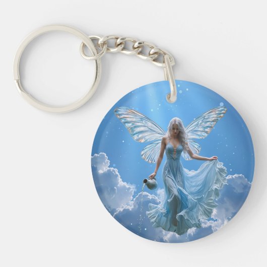 Prachtige Waterman-fee in de wolken Sleutelhanger (Voorkant)