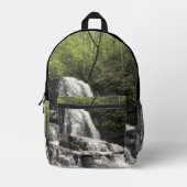Prachtige waterval & groen landschap rugzak (Voorkant)