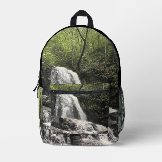 Prachtige waterval & groen landschap rugzak (Voorkant)