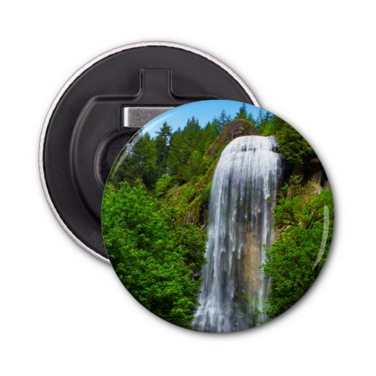 Prachtige waterval Magnetic Bottle Open Button Flesopener (Voorkant)