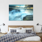 Prachtige watervallen landschap canvas afdruk (Insitu (Slaapkamer))