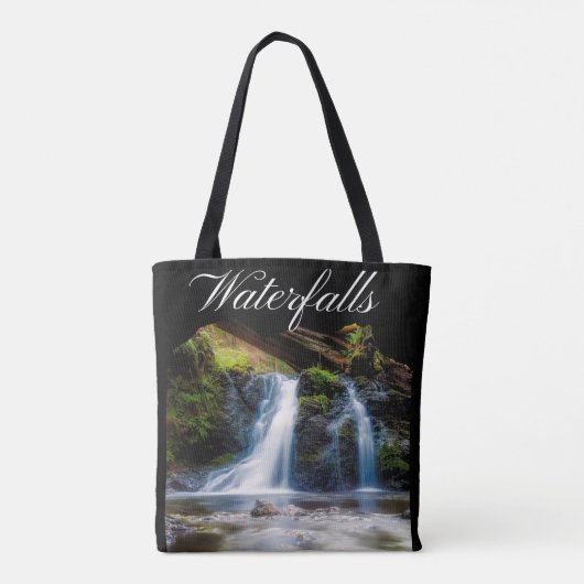 Prachtige watervallen van NC Tote Bag (Achterkant)