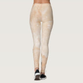 Prachtige Waterverf Afdrukken Leggings (Achterkant)