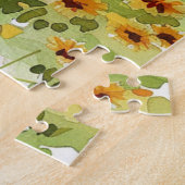 Prachtige Waterverf Beach Cottage Legpuzzel (Zijkant)