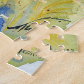 Prachtige Waterverf Beach Cottage Legpuzzel (Zijkant)