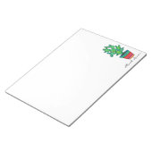 Prachtige Waterverf cactus in prachtige pot Notitieblok (Schuin)