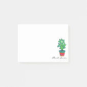 Prachtige Waterverf cactus in prachtige pot Post-it® Notes (Voorkant)