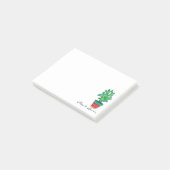 Prachtige Waterverf cactus in prachtige pot Post-it® Notes (Schuin)