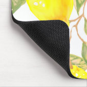 Prachtige waterverf-citroen muismat (Hoek)