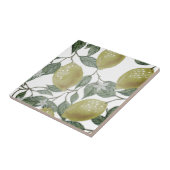 Prachtige waterverf-citroen tegeltje (Zijkant)