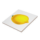 Prachtige waterverf-citroen tegeltje (Zijkant)