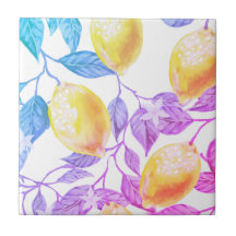 Prachtige waterverf-citroen