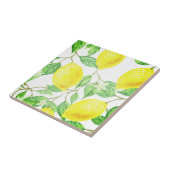 Prachtige waterverf-citroen tegeltje (Zijkant)