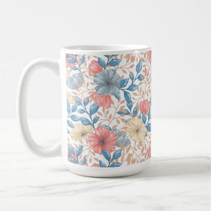 Prachtige Waterverf Floral Mok