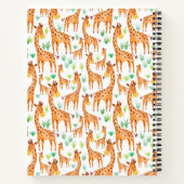 Prachtige Waterverf Giraffe Dier op maat Notitieboek (Achterkant)