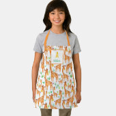 Prachtige Waterverf Giraffe Dier op maat Schort (Insitu)