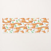 Prachtige Waterverf Giraffe Dier op maat Yogamat (Achterkant (horizontaal))