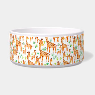 Prachtige Waterverf Giraffe Voerbakje