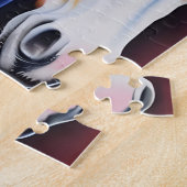 Prachtige Waterverf Horse Jigzaag Puzzle Legpuzzel (Zijkant)