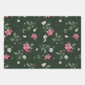 Prachtige Waterverf kerstventilator Inpakpapier Vel (Voorkant)