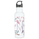 Prachtige waterverf met één aanzicht waterfles  (Voorkant)