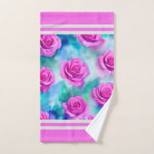 Prachtige Waterverf Modern Roze Collectie Bad Handdoek (Handdoek)