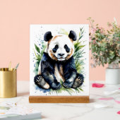 Prachtige Waterverf Panda Beer Acryl Bord (Huwelijk)