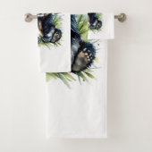 Prachtige Waterverf Panda Beer Bad Handdoek (Insitu)