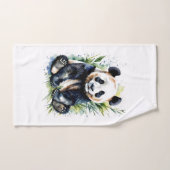 Prachtige Waterverf Panda Beer Bad Handdoek (Handdoek)